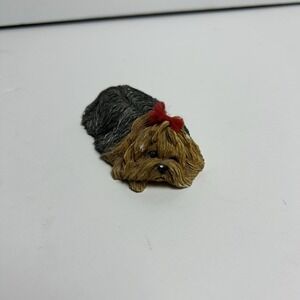 Sandicast Sandra Blue Dog Figurine Pesky Peepers Yorkie B18 Collectible